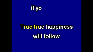 True True Happiness   Johnny Tillotson Raymond 518     K A R A O K E