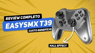 EasySMX T39 O CONTROLE BOM E BARATO COM ANALÓGICO HALL EFFECT - APENAS R$ 110 reais! Review/Análise