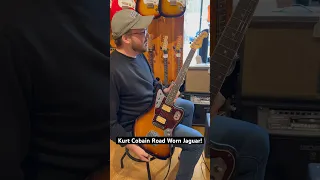 Amazing Kurt Cobain Signature Roadworn Jaguar!