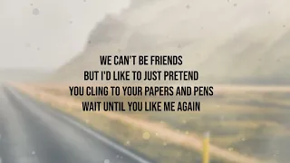 Ariana Grande - we can't be friends (wait for your love Lyrics)