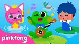 The Frog That Never Stops Singing | Outdoor Songs | Spanish Nursery Rhymes in English | Pinkfong