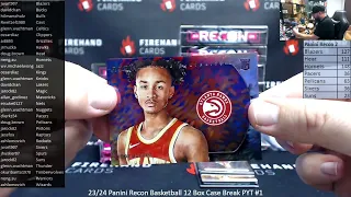 5/1/2024 23/24 Panini Recon Basketball 12 Box Case Break PYT #1