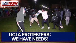 UCLA protesters demands leaked as campus riots and Gaza War protests continue | LiveNOW from FOX