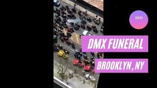 DMX Funeral procession Downtown Brooklyn NYC 4/24/21
