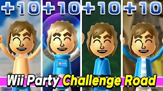 Wii Party Challenge Road (Solo) 50 Stage Challenge ! | AlexGamingTV