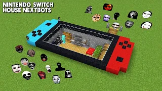 Survival Nintendo Switch House With 100 Nextbots in Minecraft - Gameplay - Coffin Meme