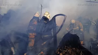 При пожаре в Туле погибли два пенсионера