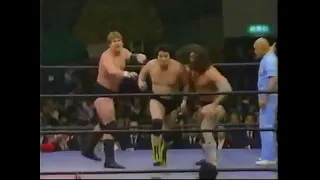 Stan Hansen & Bruiser Brody vs Tenryu & Tsuruta 1984 11 22