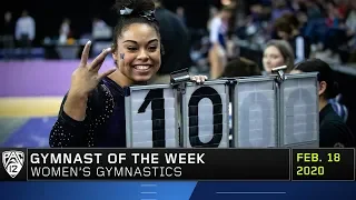 Evanni Roberson wins Pac-12 Gymnast of the Week honors for first career perfect 10