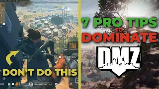 7 Pro Tips to DOMINATE in DMZ - Advanced UAV, Hostage Rescue, Zipline Tricks and More!