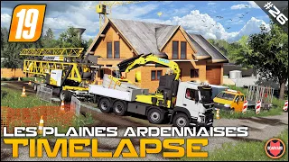 🇫🇷  Moving To A New Construction Site Liebherr 81K ⭐ FS19 Les Plaines Ardennaises V2 Timelapse