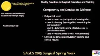 Best Practices in Simulation-based Education and Training in Surgery