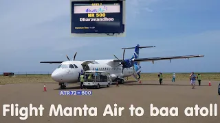 Manta Air Flight: Male - Dharavandhoo [Baa atoll] 4K