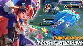 Teeri Dragon Lane Pro Gameplay | New Item Eclipsing Bow 🏹 | Arena of Valor Liên Quân mobile CoT