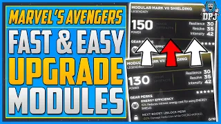 Marvel's Avengers FARM Best 150 Power Level Upgrading - FAST UPGRADE MODULES FARM - Easy Guide