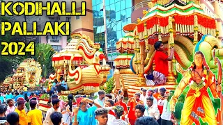 Kodihalli Pallaki Utsava 2024 | Crazy Pallaki | Area Boys Tamate Dance | Crazy Crowd | Tamate Beats