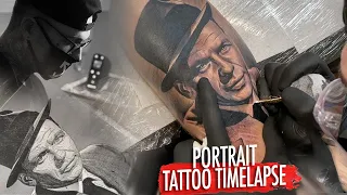 TATTOO TIMELAPSE: FRANK SINATRA PORTRAIT