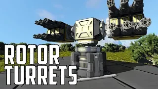 Space Engineers - S1E22 'Designing Rotor Turrets'