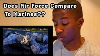 U.S. Marine Reacts to Air Force Boot Camp! | FIRST INITIAL REACTION