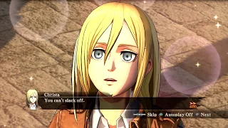 ATTACK On TITAN Game Part 2 All Cutscenes | Eren Vs. Armored Titan & Beast/Ape Titan