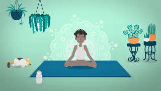 5 Minute Easy and Relaxing Yoga for Anxiety