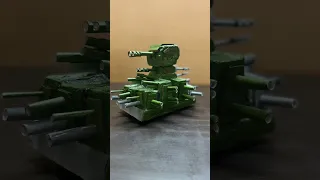 KV-44 M2  of cardboard# homeanimation cartoon about tanks #viral #trending #short #ATHARVK.S