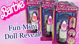 Cute Mini Reveals | Mini Barbie Land - Lipstick Mystery Dolls | Adult Collector Review