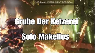 Grube Der Ketzerei Solo Makellos Run: Destiny 2