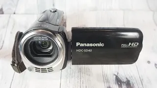 Panasonic HDC-SD40 camcorder test video footage