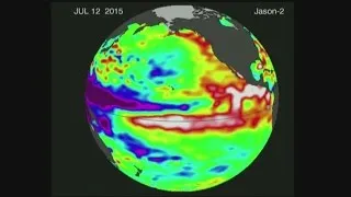 Signs that the strong El Nino will be weakening