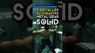 5 DETALLES ALUCINANTES DE METAL GEAR SOLID, QUE CUMPLE 25 AÑOS #MetalGearSolid