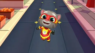 Talking Tom Hero Dash - Special Events: Raccoon Chase ( Super Tom ) HD gameplay