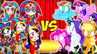 Pomni VS Pibby My Little Pony ALL PHASES | Friday Night Funkin' vs The Amazing Digital Circus