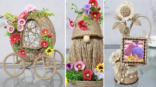 Surprise That These 5 Jute Showpiece Craft Ideas Are Made Out of Scrap!