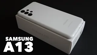Unboxing SAMSUNG A13 - White