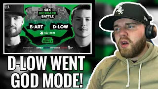 [First Time Hearing] B-ART vs D-LOW | Semifinal 2 | SBX KICKBACK BATTLE 2021 - (REACTION)