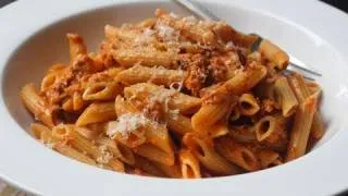 Creamy Tomato Tuna Pasta - Easy Tuna Penne Pasta Recipe