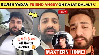 Elvish Yadav Friend Poppy Bhai🤯Angry On Rajat Dalal, Elvish Yadav & Rajat dalal in Maxtern House..