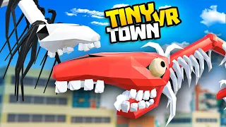 MEAT HORSE and LONG HORSE Summoned From a Demon Ritual! - Tiny Town VR