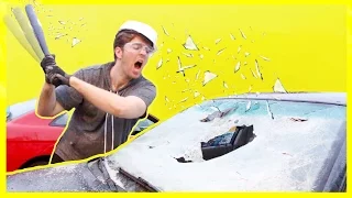 DESTROYING A CAR! *NOT CLICKBAIT*