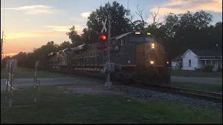 Short CSX L604 at Gill St. Laurinburg, NC