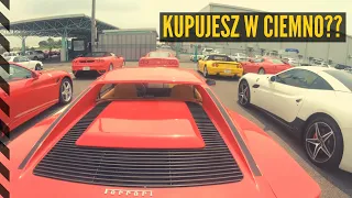 Ferrari Testarossa, Porsche 911 na japońskiej aukcji - dlaczego lepiej sprawdzić osobiście?