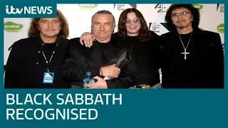 Black Sabbath's musical influence in the Midlands finally recognised| ITV News