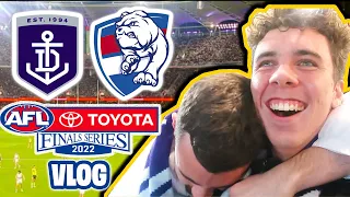 CRAZY HOME FINAL WIN! | Fremantle v Western Bulldogs Elimination Final AFL Vlog 2022