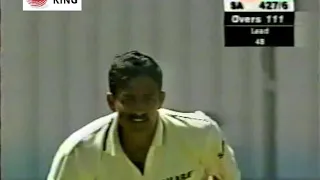 Lance Klusener scored 108 runs & 122 runs 7th wic stand with boucher vs india 1st Test 2001
