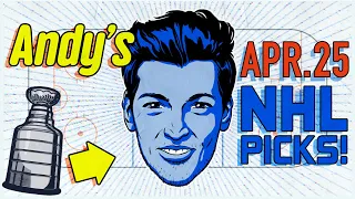 NHL Sniffs, Picks & Pirate Parlays Today 4/25/24 | Best NHL Bets w/ @AndyFrancess