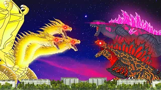 King Ghidorah vs Shin Godzilla vs Godzilla attacks... The New Empire Part 4/4