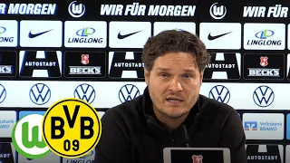 „Sehr offenes Spiel mit verschiedenen Phasen“ | PK mit Terzic und Kovac | Wolfsburg - BVB 1:1