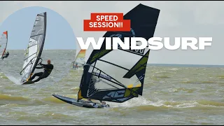 Windsurfing , SPEED session!