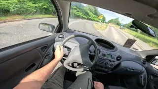 2002 Toyota Yaris I | 1.3 i 16V 86HP | POV Test Drive